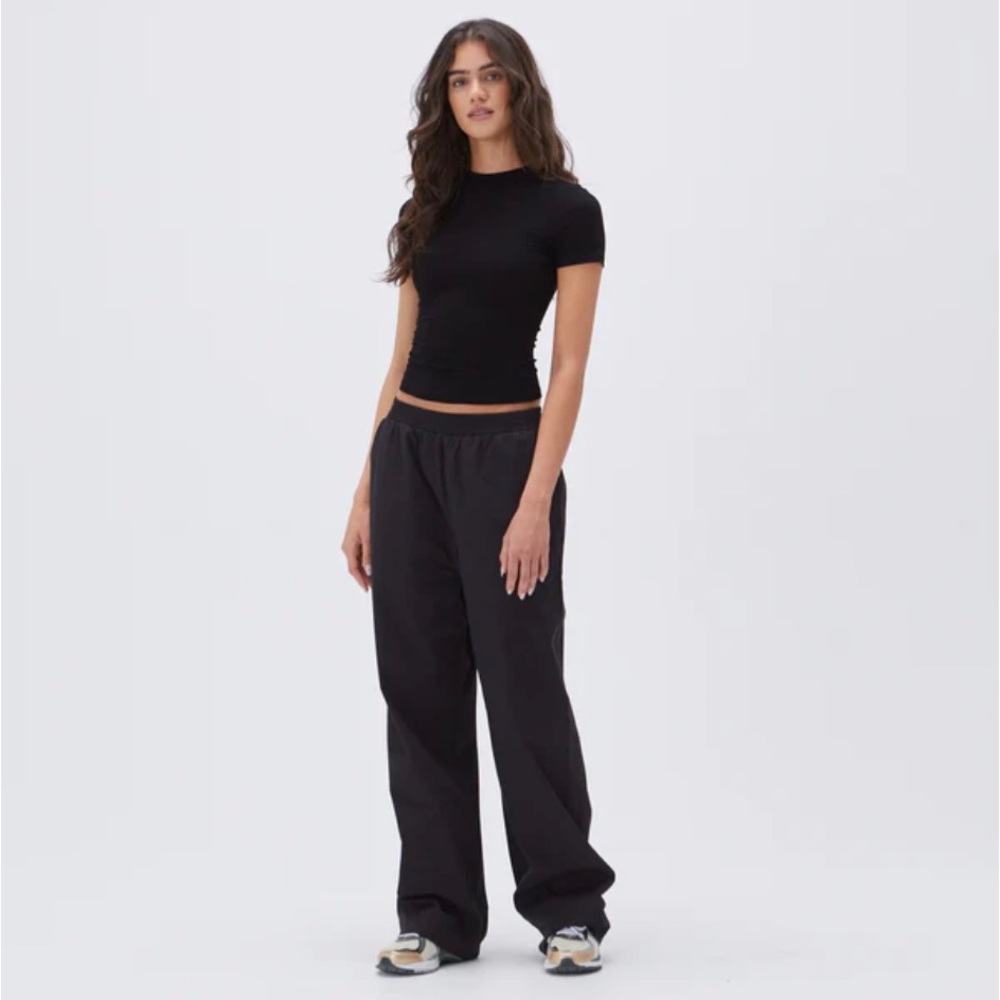 Adanola Cotton Pull on Pants - black - small